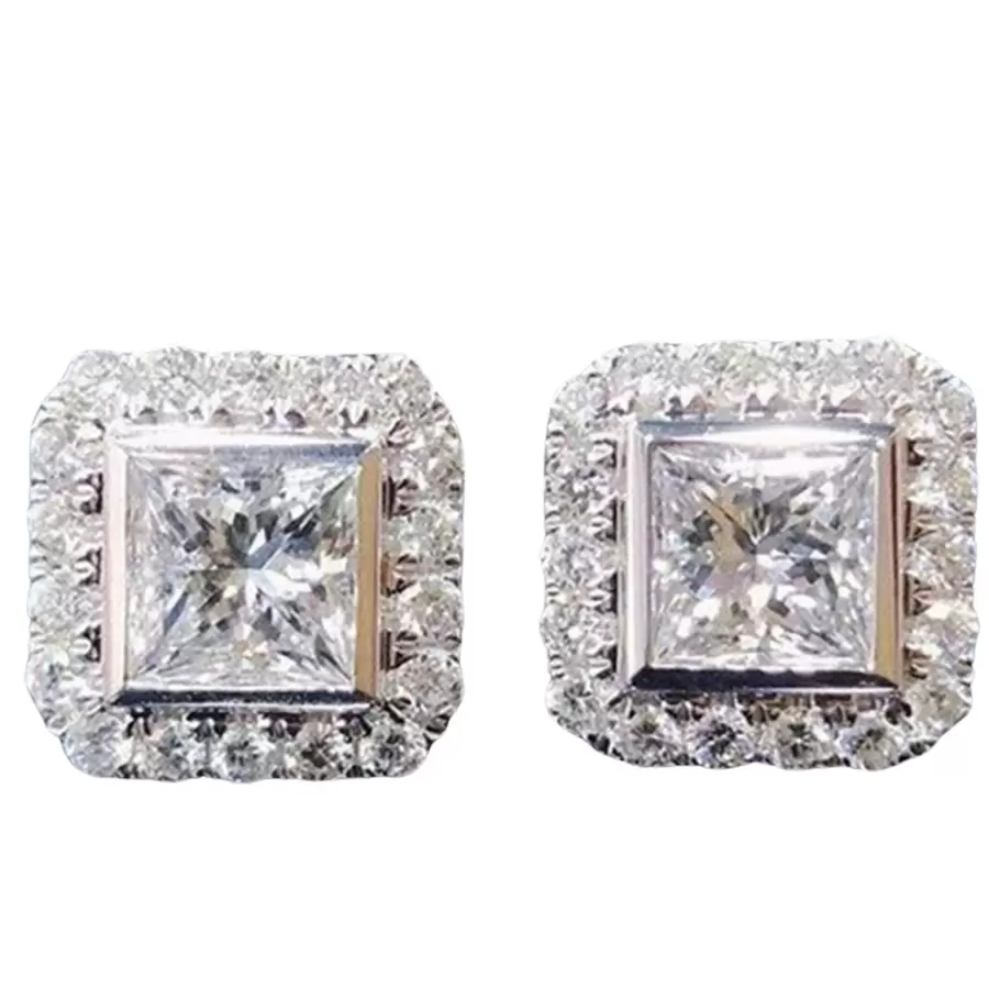 American Diamond Ice Cut Stud